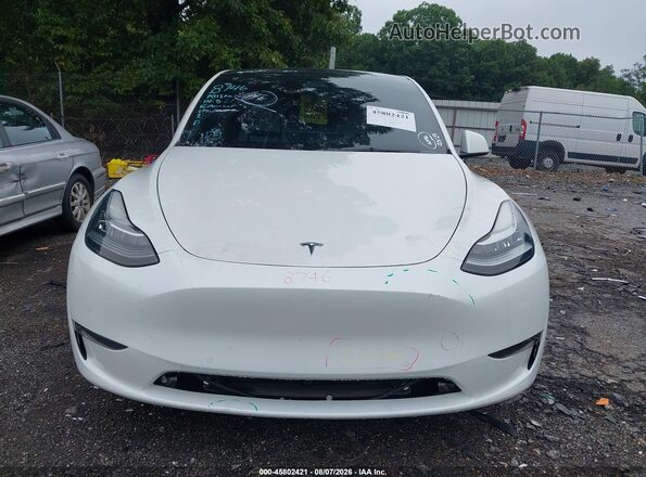 7SAYGDEE9NF315210 2022 TESLA MODEL Y White Вид щитка приладів