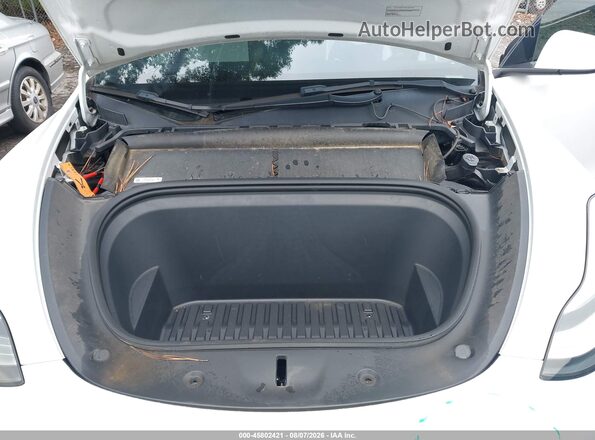 7SAYGDEE9NF315210 2022 TESLA MODEL Y White Вид ззаду