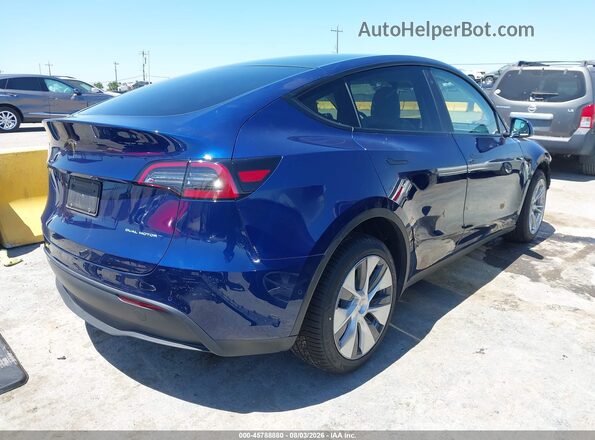 7SAYGDEE9NF348689 2022 TESLA MODEL Y Blue უკანა მარჯვენა