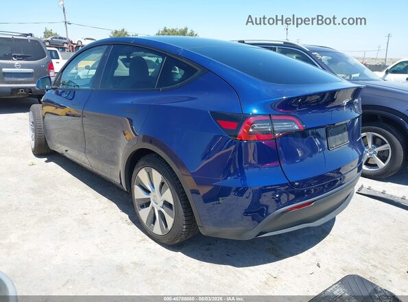 7SAYGDEE9NF348689 2022 TESLA MODEL Y Blue უკანა მარცხენა
