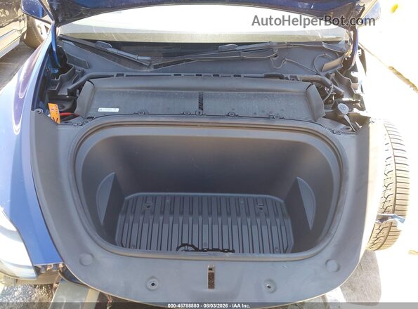 7SAYGDEE9NF348689 2022 TESLA MODEL Y Blue უკანა ხედი