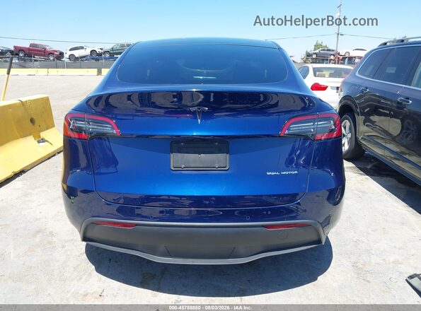 7SAYGDEE9NF348689 2022 TESLA MODEL Y Blue 