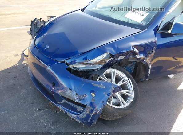 7SAYGDEE9NF515813 2022 TESLA MODEL Y Blue Вид спереду