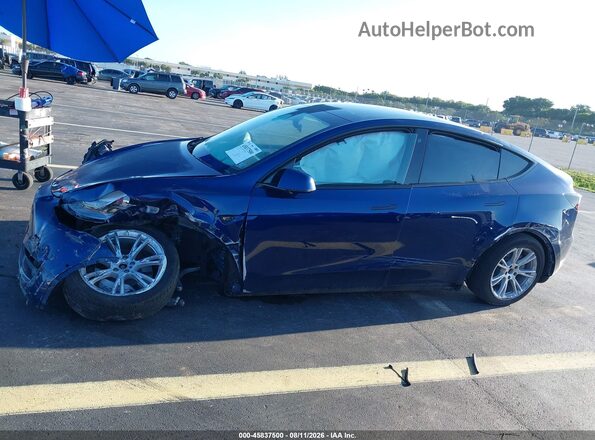 7SAYGDEE9NF515813 2022 TESLA MODEL Y Blue Вид щитка приладів
