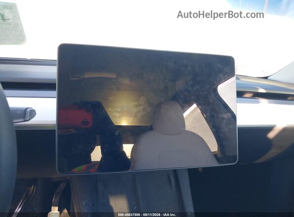 7SAYGDEE9NF515813 2022 TESLA MODEL Y Blue Вид задньої частини салону