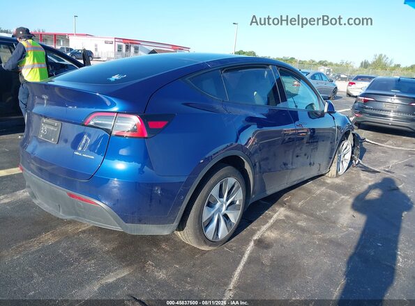 7SAYGDEE9NF515813 2022 TESLA MODEL Y Blue Задня права чверть