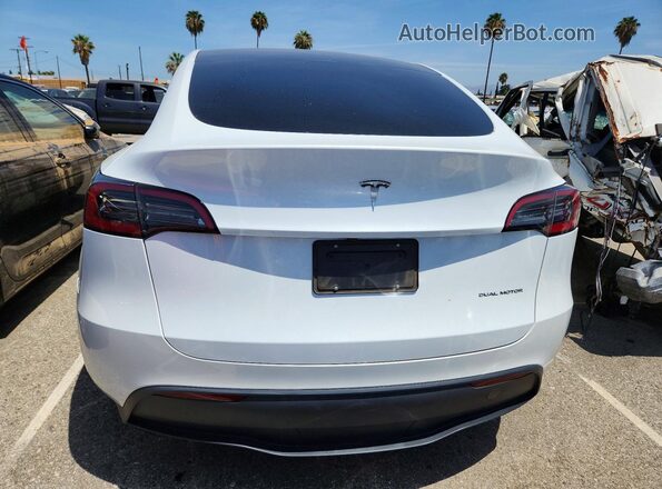 7SAYGDEE9PA136343 2023 TESLA MODEL White Вид ззаду