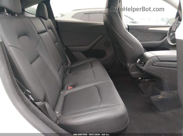 7SAYGDEE9PA137184 2023 TESLA MODEL Y White Vista de la etiqueta del VIN
