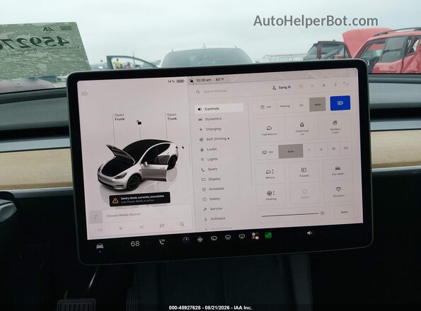 7SAYGDEE9PA137184 2023 TESLA MODEL Y White 