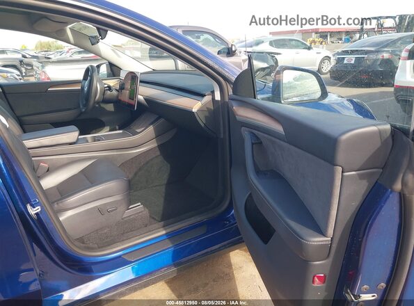 7SAYGDEE9PA166524 2023 TESLA MODEL Y Blue Սալոնի դիմացի տեսք