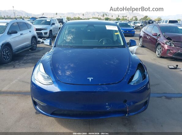 7SAYGDEE9PA166524 2023 TESLA MODEL Y Blue Դիմացի տեսք