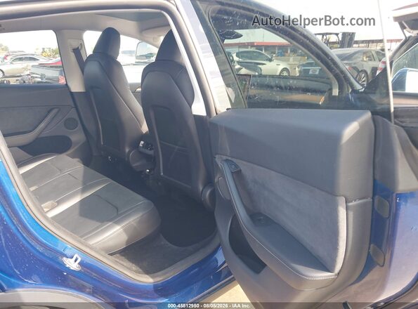 7SAYGDEE9PA166524 2023 TESLA MODEL Y Blue VIN կոդի պիտակի տեսք
