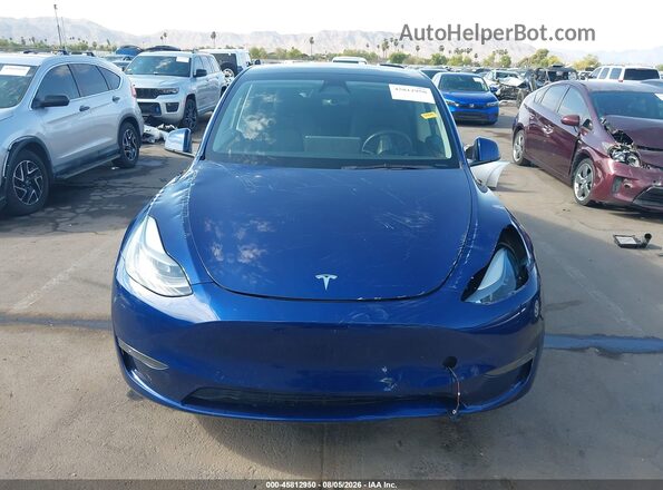 7SAYGDEE9PA166524 2023 TESLA MODEL Y Blue Սարքավորումների վահանակի տեսք