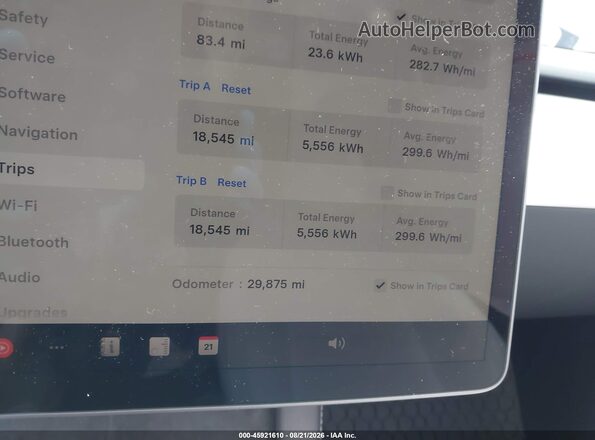 7SAYGDEE9PA170976 2023 TESLA MODEL Y Blue Вид задніх сидінь