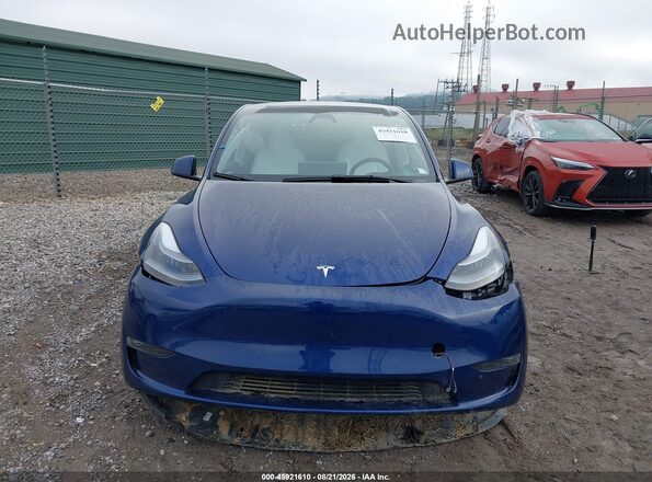 7SAYGDEE9PA170976 2023 TESLA MODEL Y Blue Вид панелі приладів