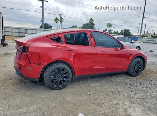 7SAYGDEE9PA177460 2023 TESLA MODEL Red უკანა მარჯვენა