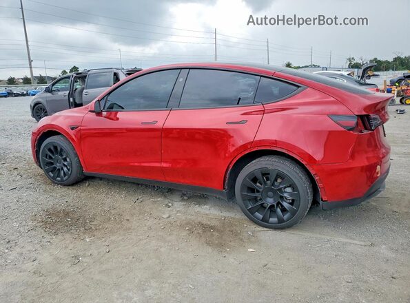7SAYGDEE9PA177460 2023 TESLA MODEL Red უკანა მარცხენა