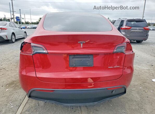7SAYGDEE9PA177460 2023 TESLA MODEL Red უკანა ხედი