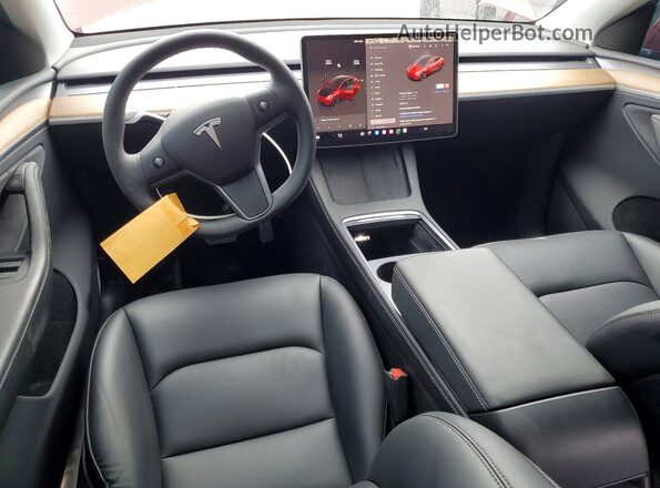 7SAYGDEE9PA177460 2023 TESLA MODEL Red წინა პანელის ხედი