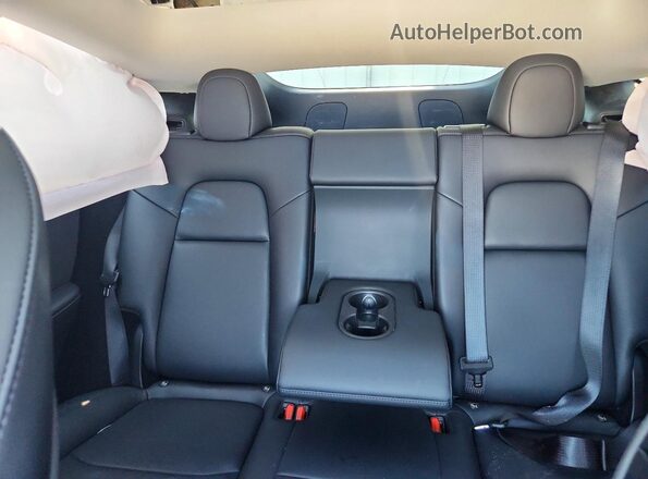 7SAYGDEE9PF683342 2023 TESLA MODEL Белый Вид задних сидений