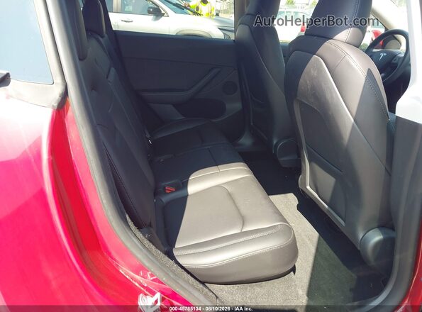 7SAYGDEE9PF796031 2023 TESLA MODEL Y Red Widok naklejki z numerem VIN