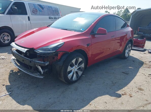 7SAYGDEE9PF796031 2023 TESLA MODEL Y Red Przód lewy