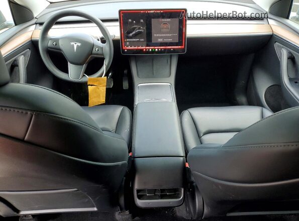 7SAYGDEE9PF877515 2023 TESLA MODEL Charcoal Vista del salpicadero