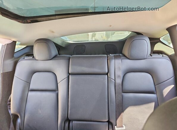 7SAYGDEE9PF904051 2023 TESLA MODEL Black უკანა სავარძლების ხედი