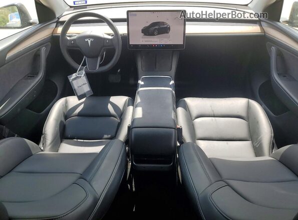 7SAYGDEE9RA234291 2024 TESLA MODEL Серый Вид панели приборов