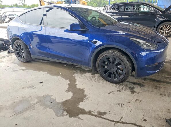 7SAYGDEE9RA266237 2024 TESLA MODEL Blue წინა მარჯვენა