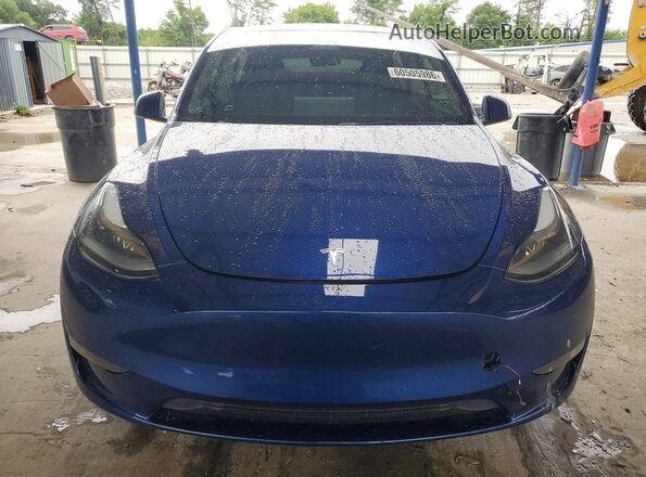 7SAYGDEE9RA266237 2024 TESLA MODEL Blue წინა ხედი