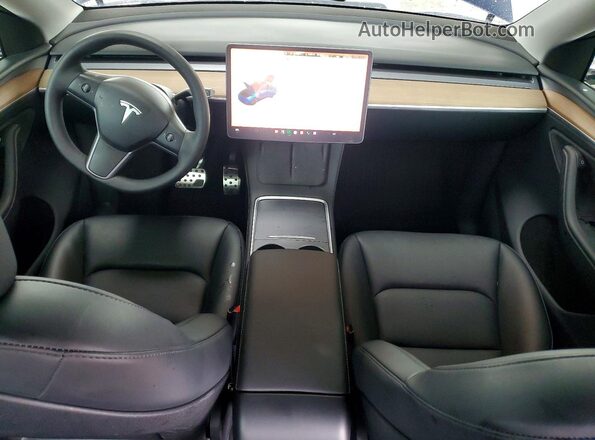 7SAYGDEE9RA266237 2024 TESLA MODEL Blue წინა პანელის ხედი