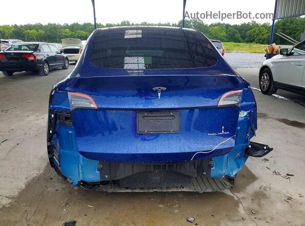 7SAYGDEE9RA266237 2024 TESLA MODEL Blue უკანა ხედი