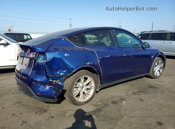 7SAYGDEE9RF064257 2024 TESLA MODEL Blue Rear right