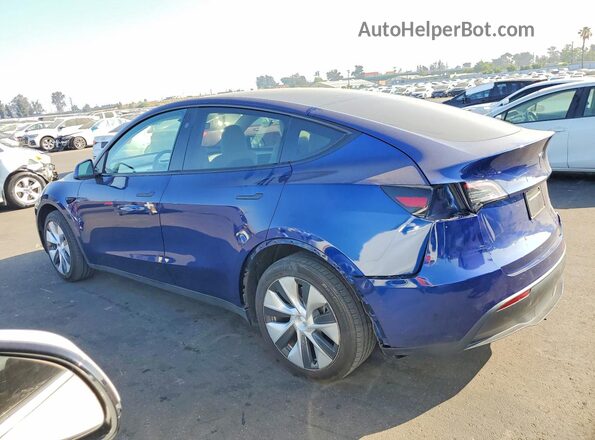 7SAYGDEE9RF064257 2024 TESLA MODEL Blue Rear left
