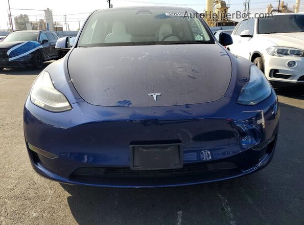 7SAYGDEE9RF064257 2024 TESLA MODEL Blue Front view