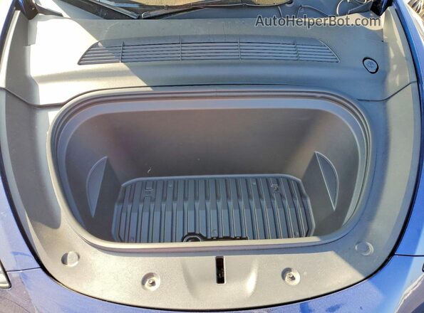 7SAYGDEE9RF064257 2024 TESLA MODEL Blue Rear interior view