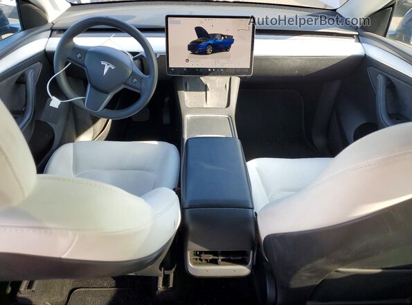 7SAYGDEE9RF064257 2024 TESLA MODEL Blue Dashboard view