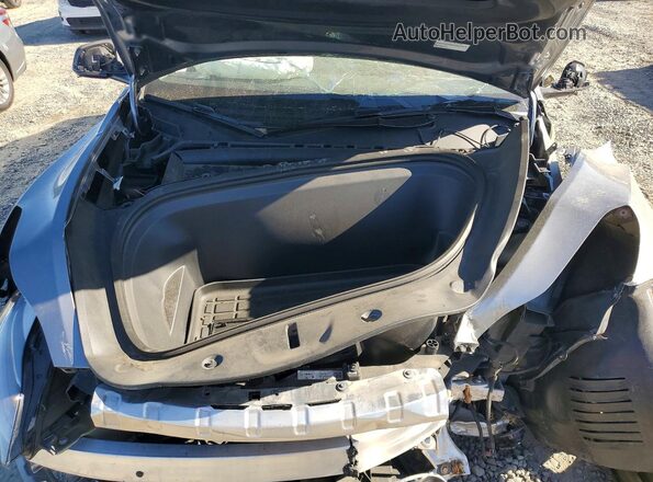 7SAYGDEE9RF113828 2024 TESLA MODEL Gray Widok wnętrza z tyłu