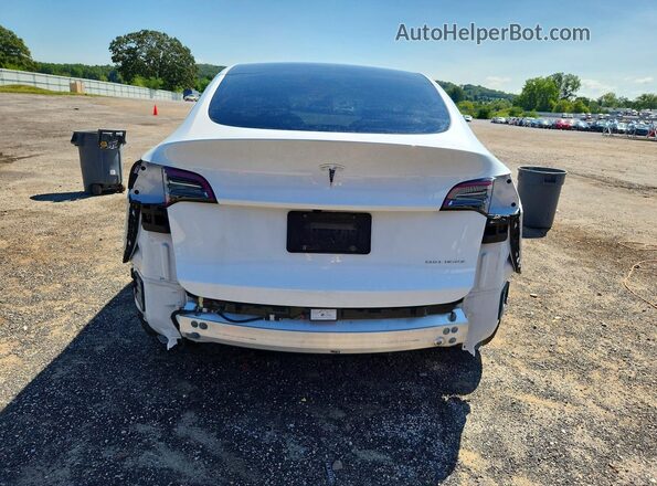 7SAYGDEE9RF169588 2024 TESLA MODEL White Widok z tyłu