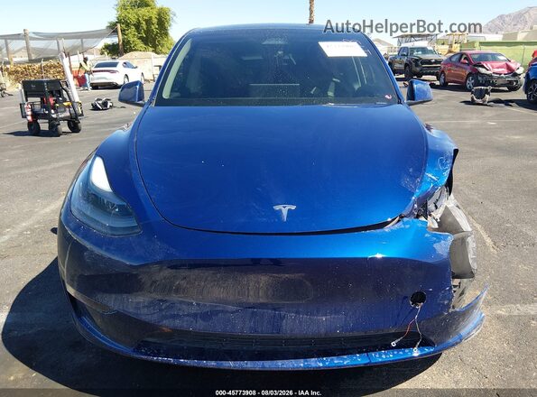 7SAYGDEE9RF183295 2024 TESLA MODEL Y Blue Հետևի տեսք