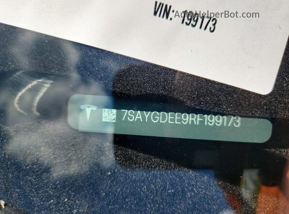 7SAYGDEE9RF199173 2024 TESLA MODEL Charcoal Engine compartment view