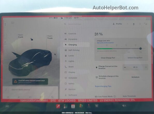 7SAYGDEE9TA436460 2026 TESLA MODEL Y Black 