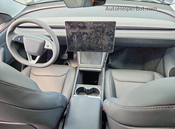 7SAYGDEE9TA584723 2026 TESLA MODEL Black Dashboard view