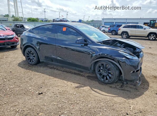 7SAYGDEEXNA017035 2022 TESLA MODEL Black Передня права чверть