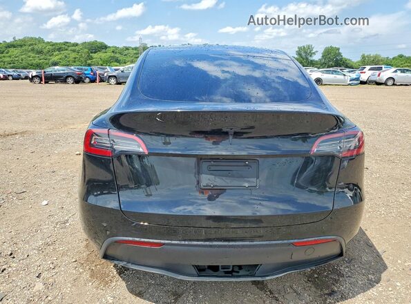 7SAYGDEEXNA017035 2022 TESLA MODEL Black Вид ззаду