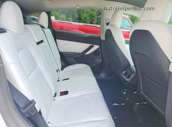7SAYGDEEXNF508434 2022 TESLA MODEL Белый Вид задних сидений