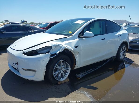 7SAYGDEEXPF638927 2023 TESLA MODEL Y White წინა ხედი