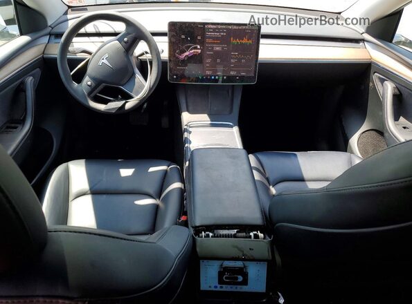 7SAYGDEEXPF664427 2023 TESLA MODEL Белый Вид панели приборов