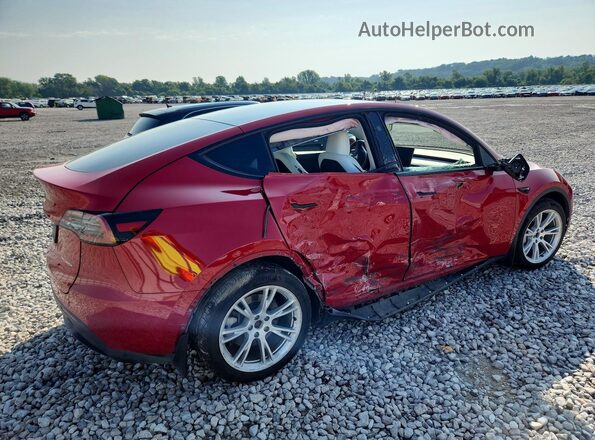 7SAYGDEEXPF808199 2023 TESLA MODEL Красный Задняя правая четверть